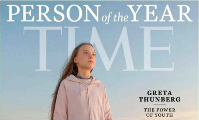 Person of the year 2019 Greta Thunberg