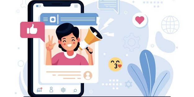 influencer marketing concept